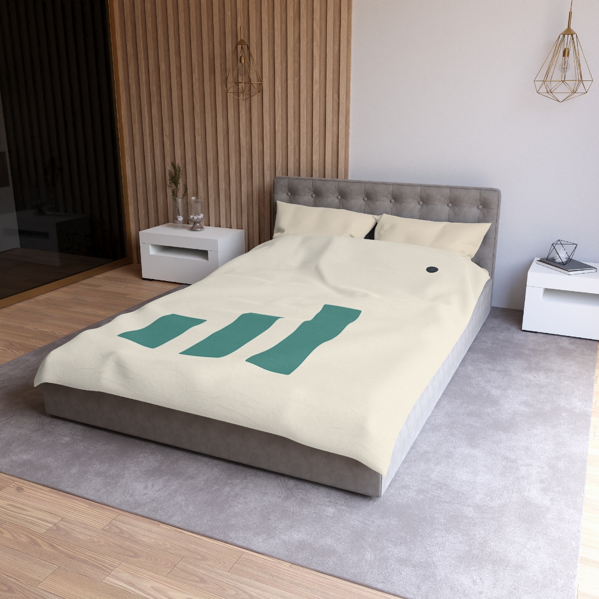 Sloping Trio With Distant Dot duvets for gifts