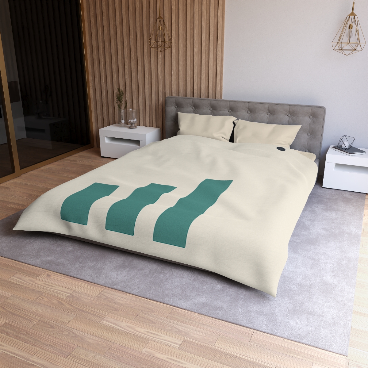 Sloping Trio With Distant Dot duvets for gifts