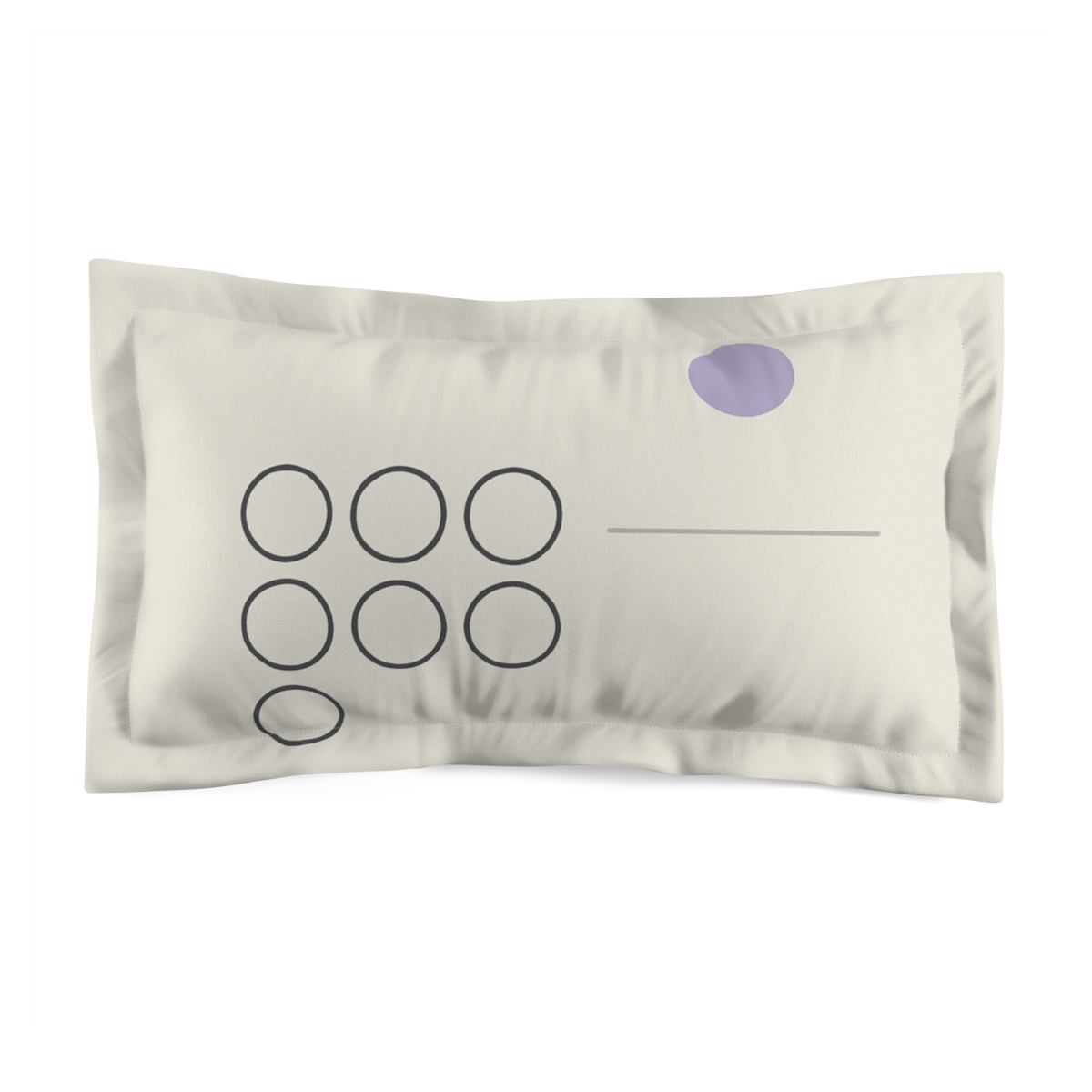 Small Grid With Quiet Omission personalized decorative pillows