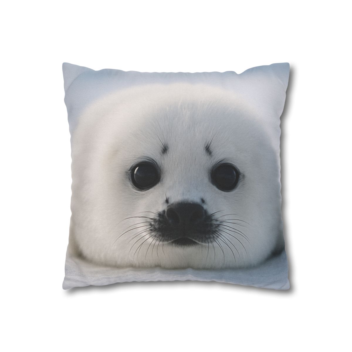 Snow Dream Harp Seal Pup stylish decorative pillowcases