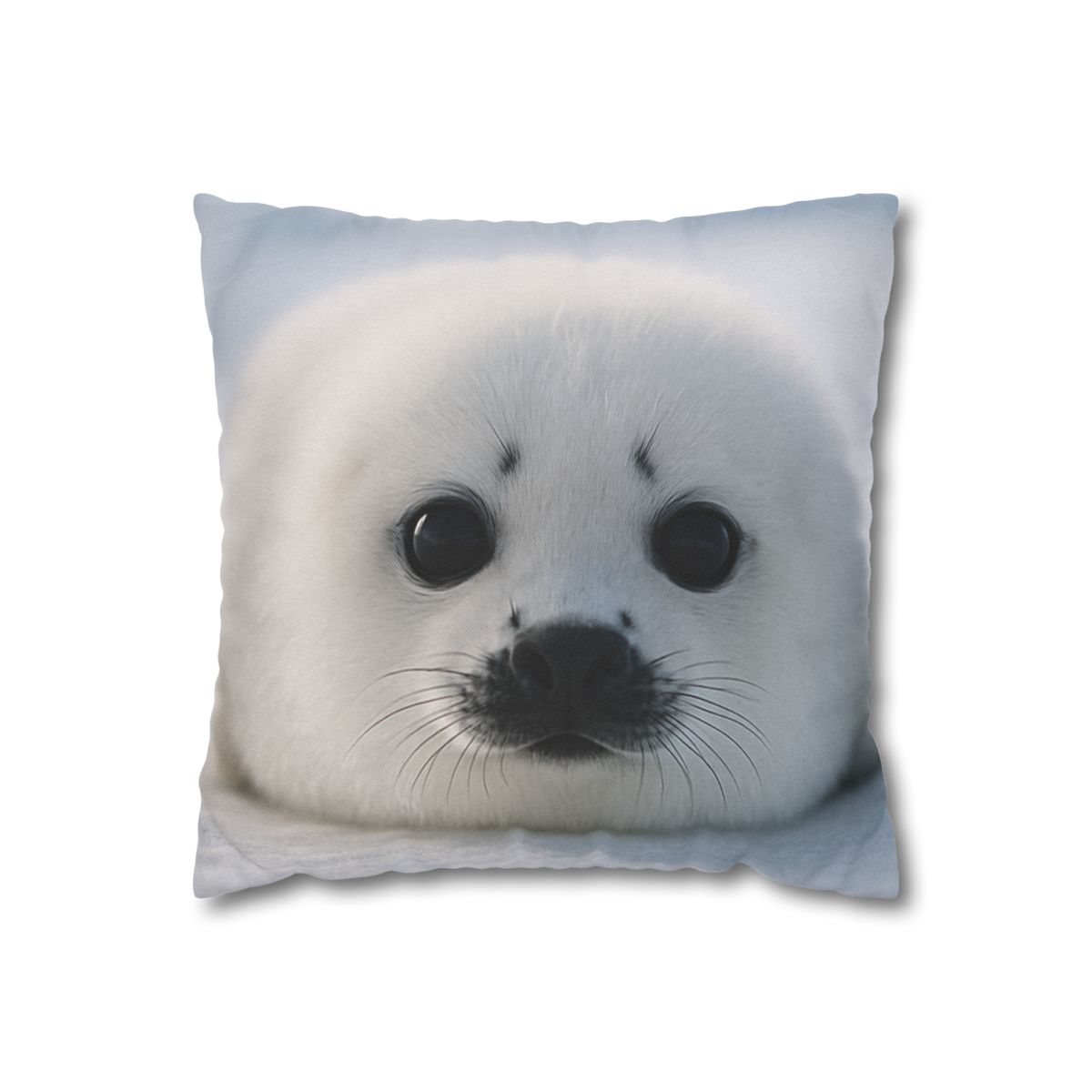 Snow Dream Harp Seal Pup stylish decorative pillowcases