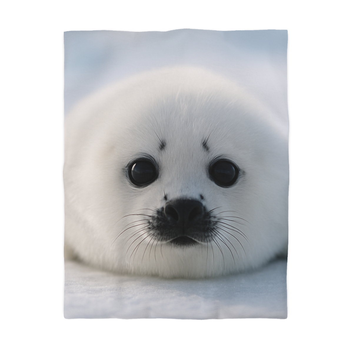 Snow Dream Harp Seal Pup unique patterned duvets