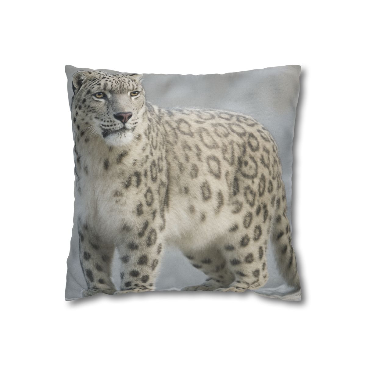 Snow Drift Hunter Snow Leopard unique gift pillow cases