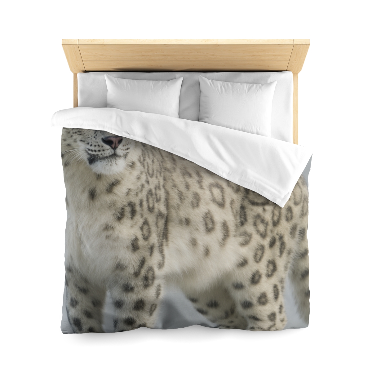 Snow Drift Hunter Snow Leopard soft comforter duvets