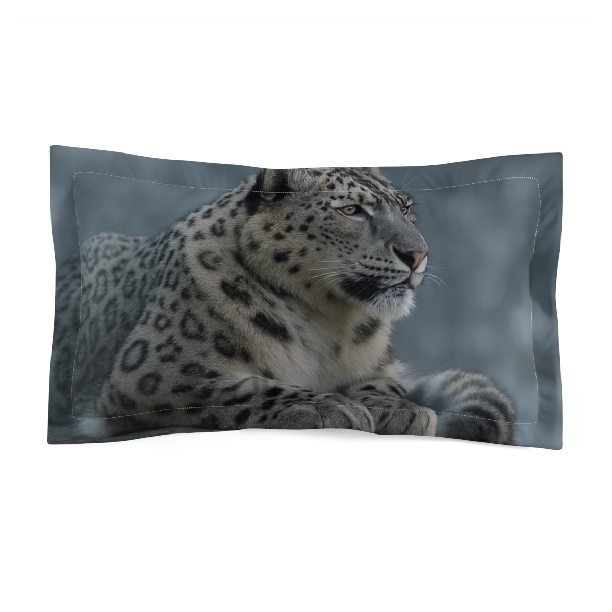 Snow Leopard Frostbound Gaze gift pillows for home