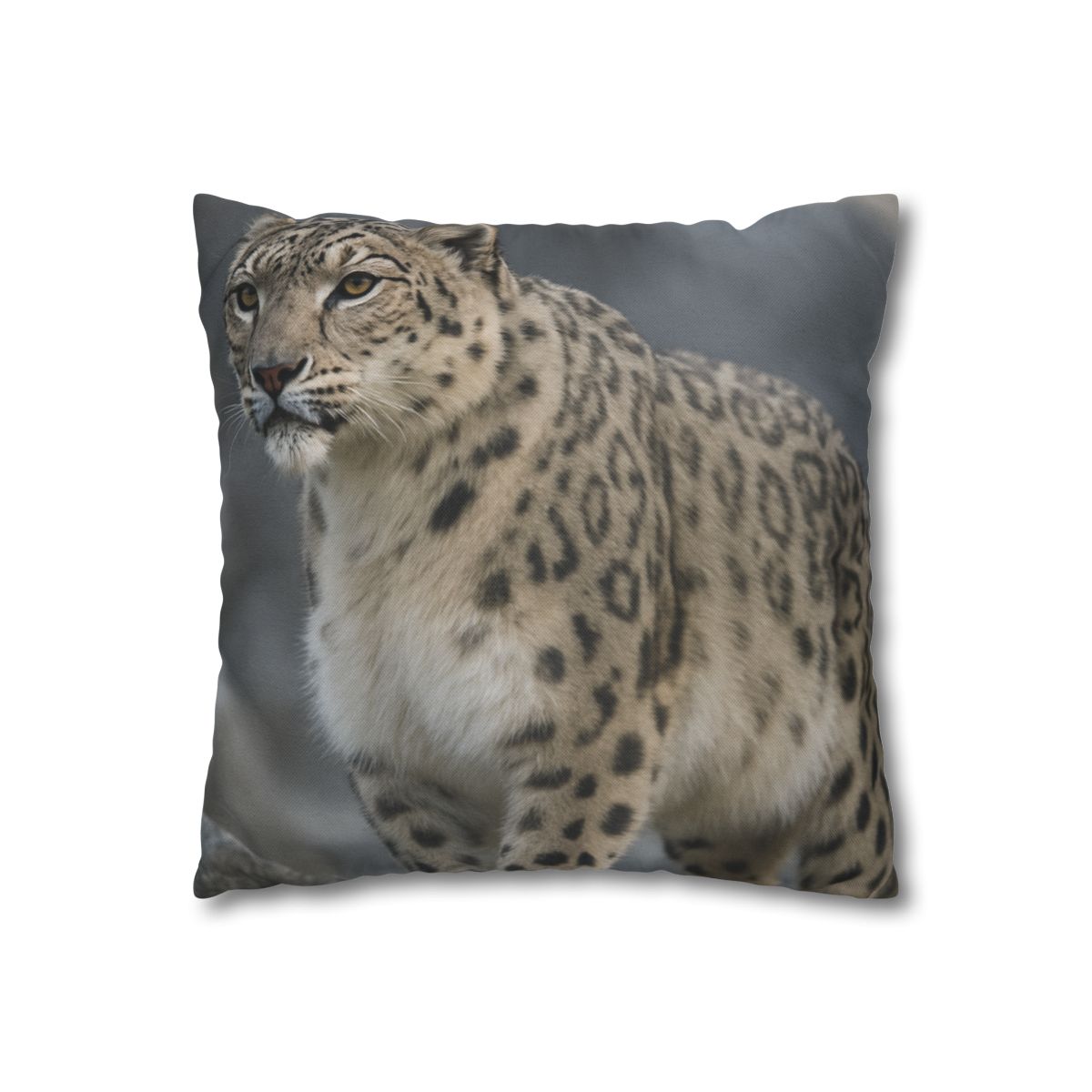 Snow Leopard Silent Summit trendy patterned pillow cases