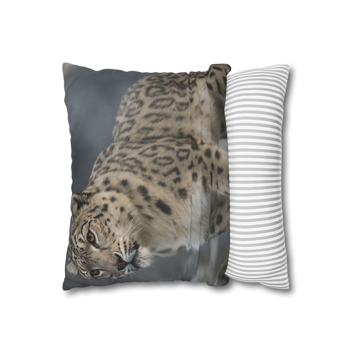Snow Leopard Silent Summit trendy patterned pillow cases