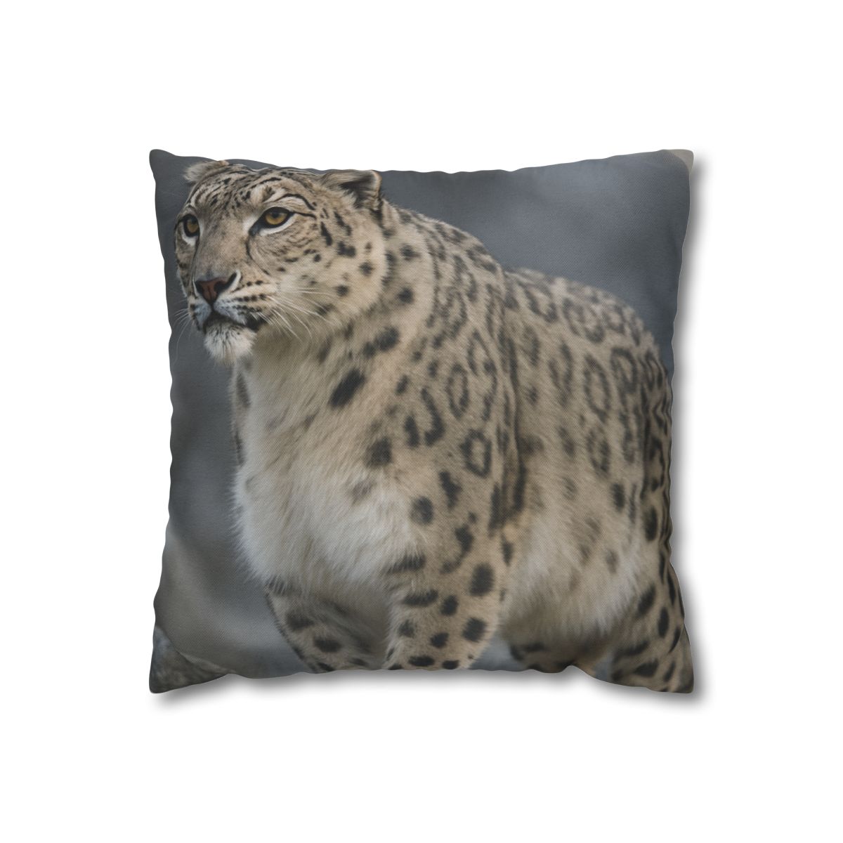 Snow Leopard Silent Summit trendy patterned pillow cases
