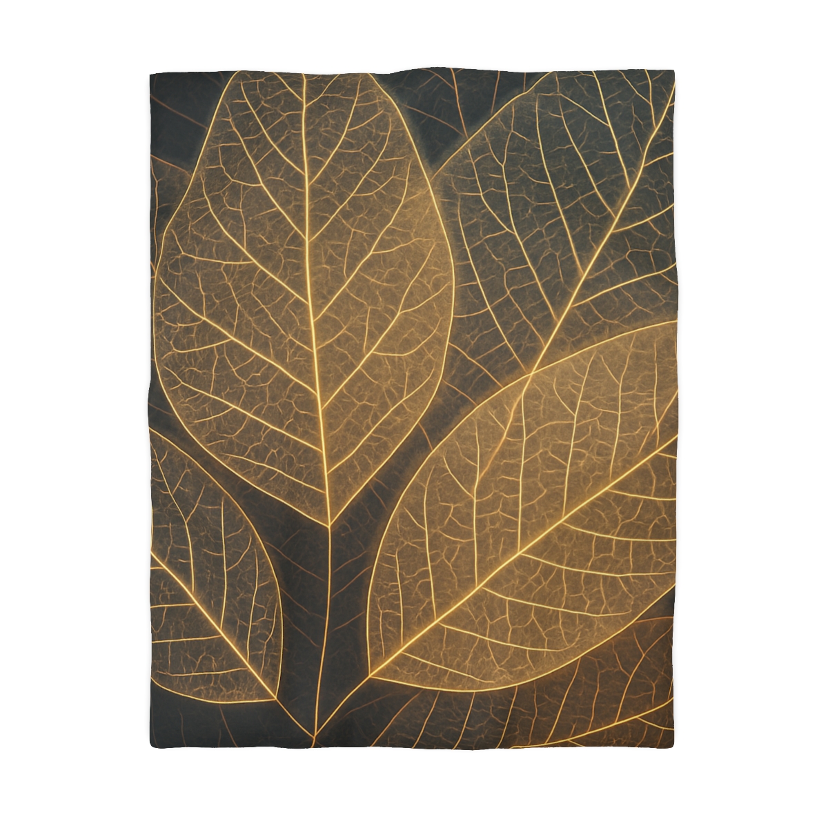 Solar Leaf Lattice designer printed duvets