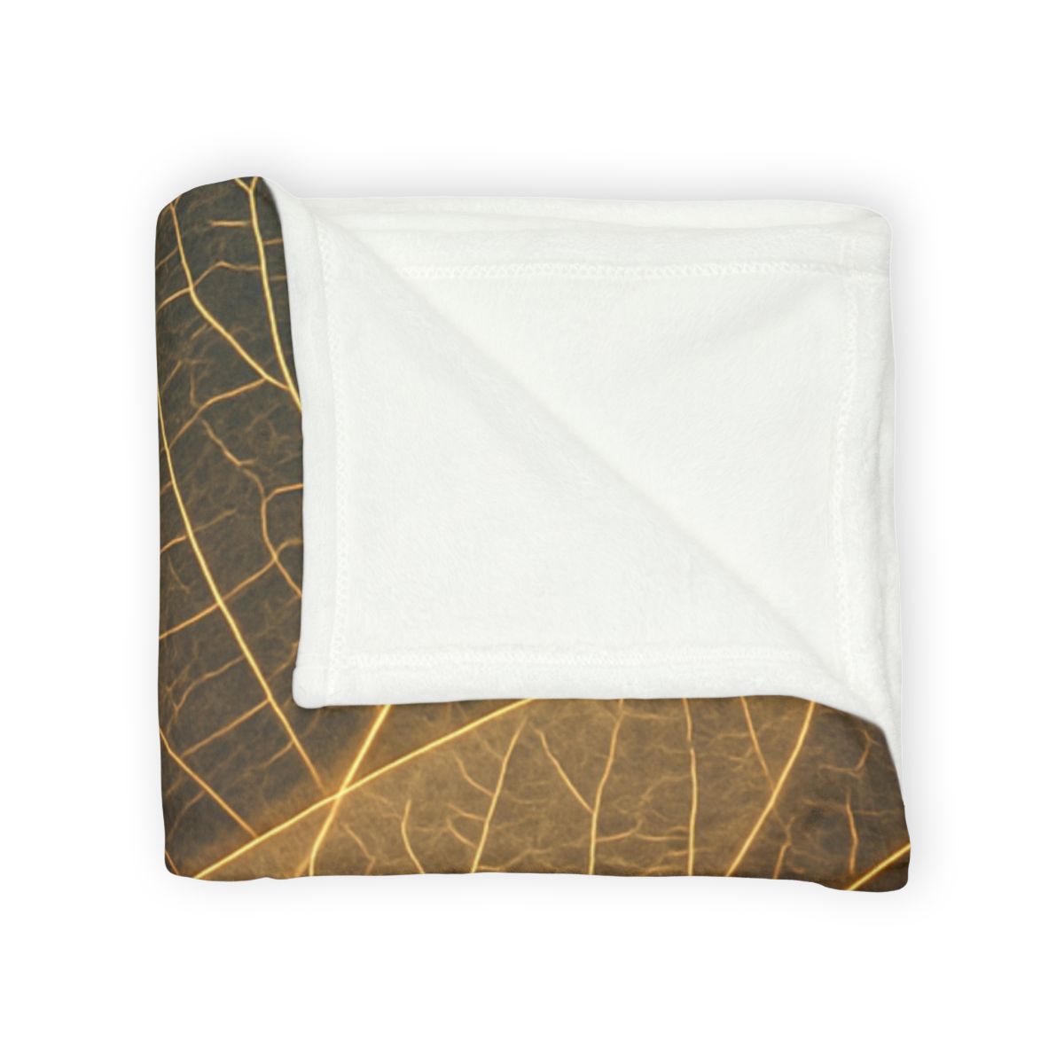 Solar Leaf Lattice soft fleece blankets