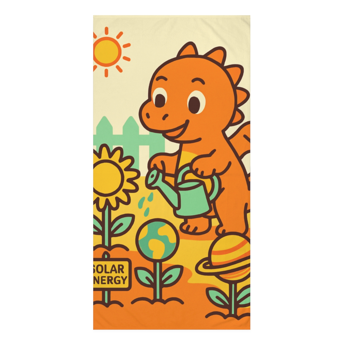 Solar Powered Dragon Garden stylish beach towels