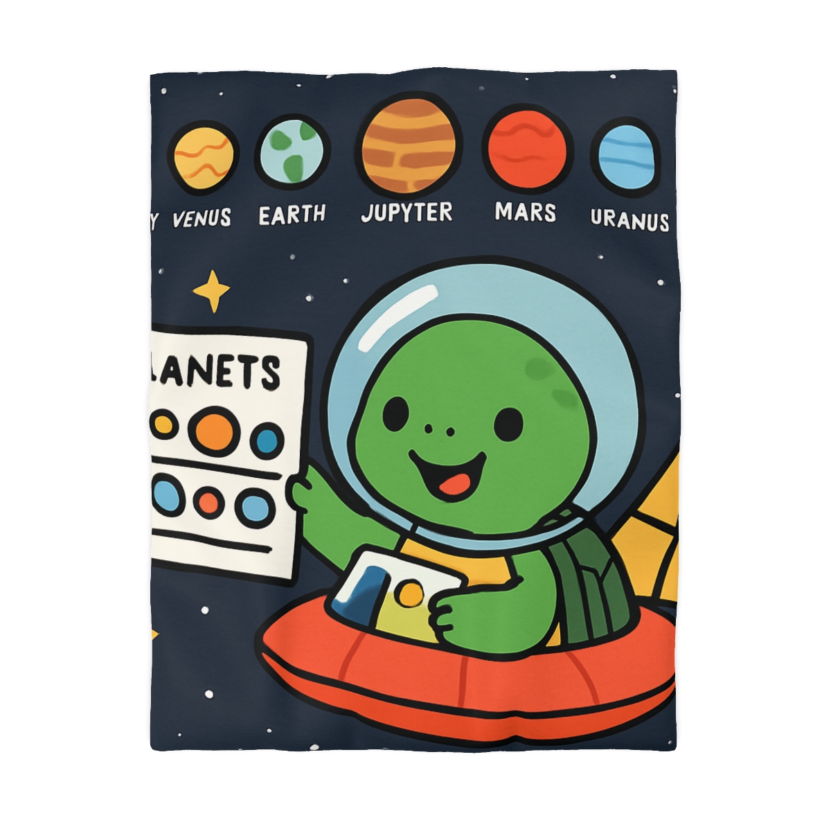 Solar Sail Turtle And The Planetary Parade stylish duvet covers