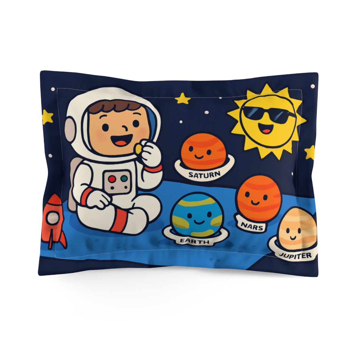 Solar System Snack Time trendy accent pillows