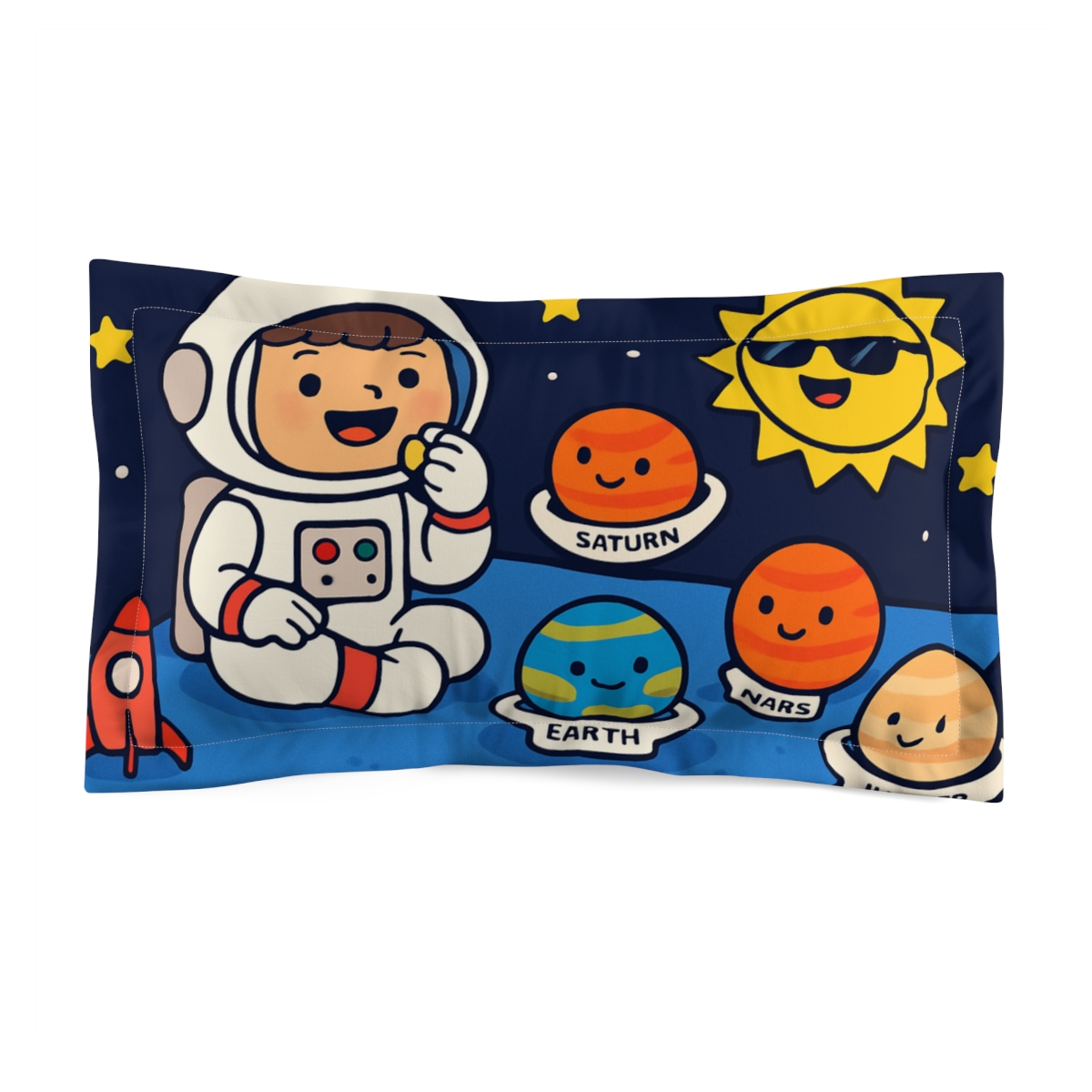 Solar System Snack Time trendy accent pillows