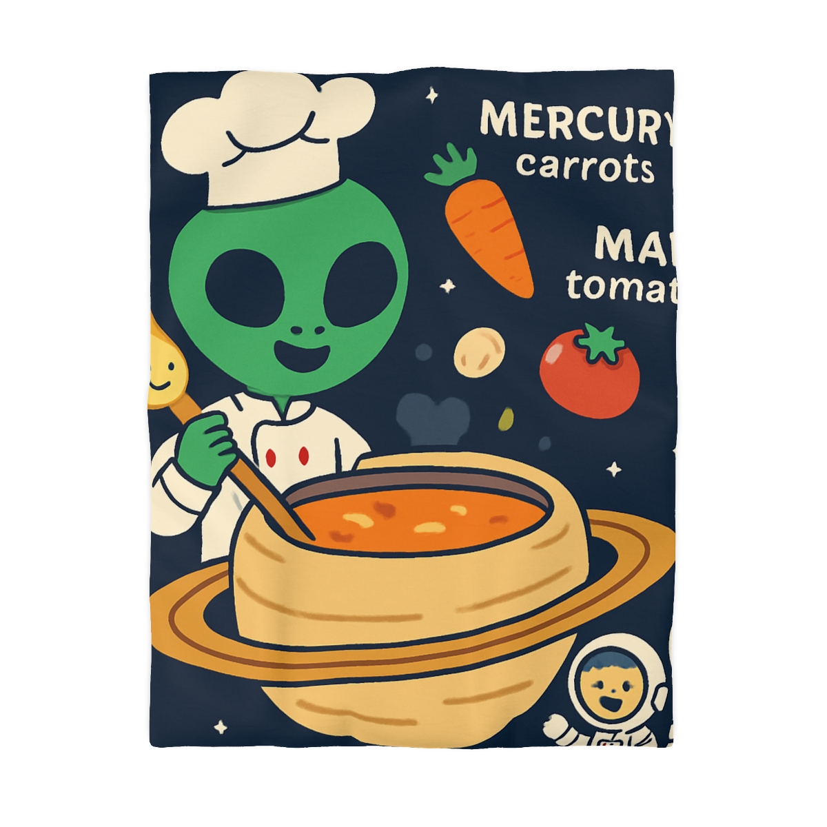 Solar System Soup Kitchen soft comforter duvets