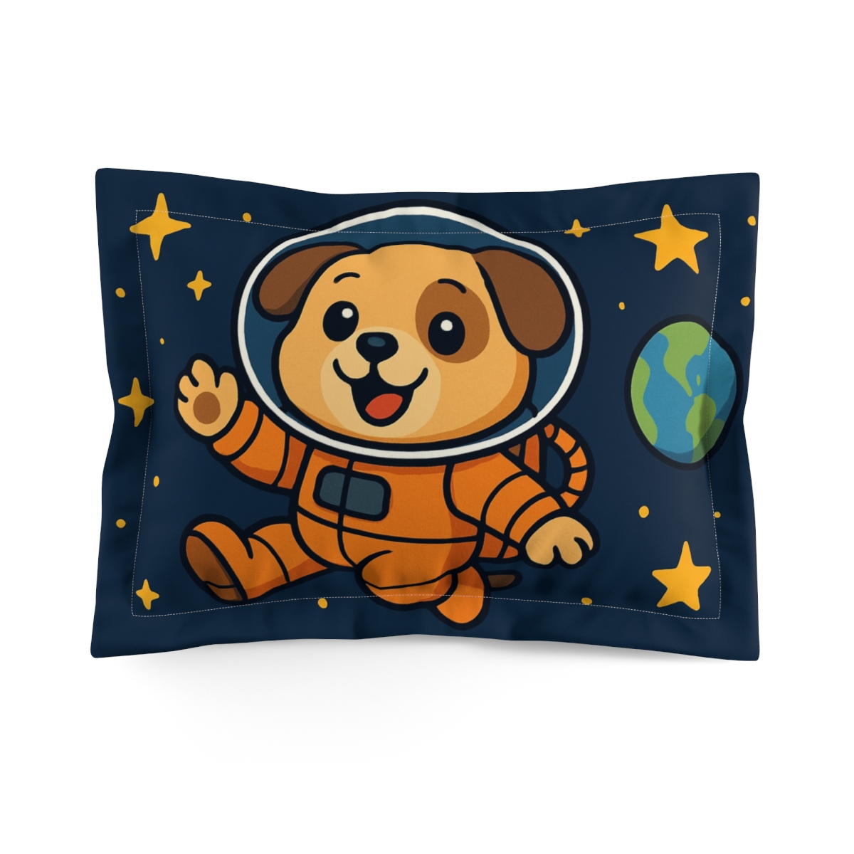 Space Explorer Puppy trendy accent pillows