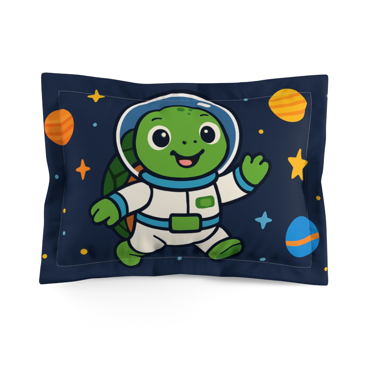 Space Explorer Turtle gift pillows for home