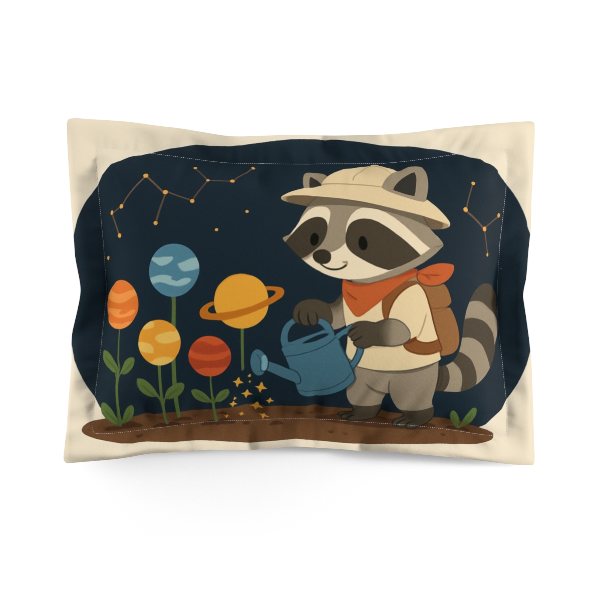 Space Garden Of Floating Planets stylish throw pillows