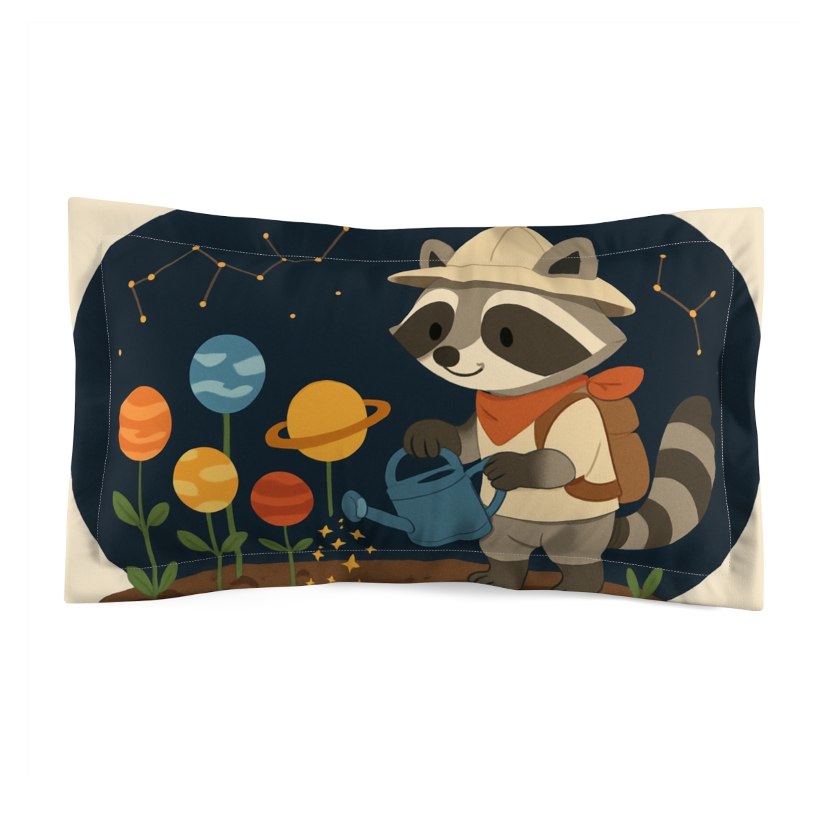 Space Garden Of Floating Planets stylish throw pillows