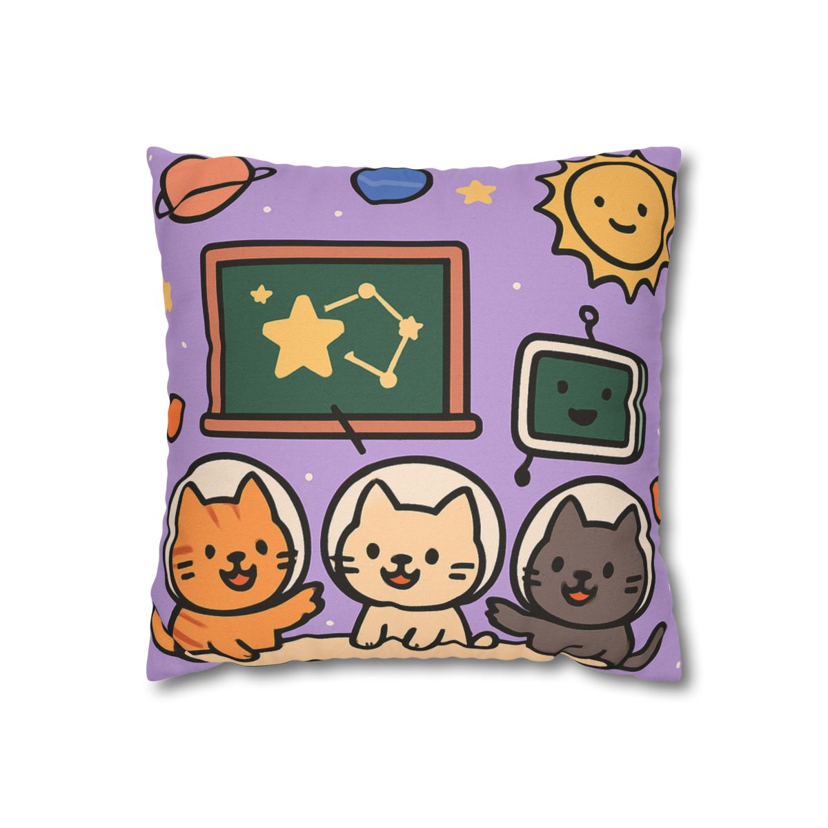 Space School Astronaut Cats comfortable bedding pillow covers