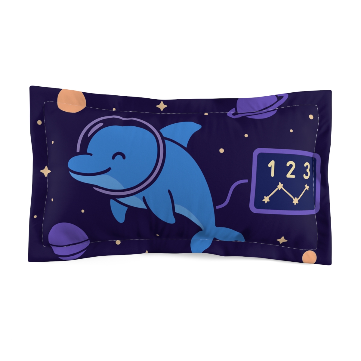 Space School Dolphin Mission gift pillows for home