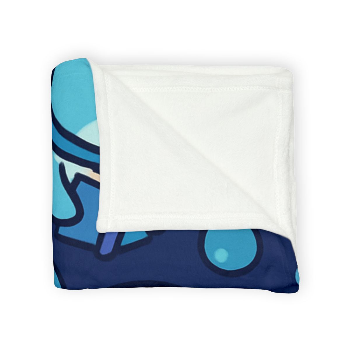 Space School Of Curious Dolphins soft fleece blankets