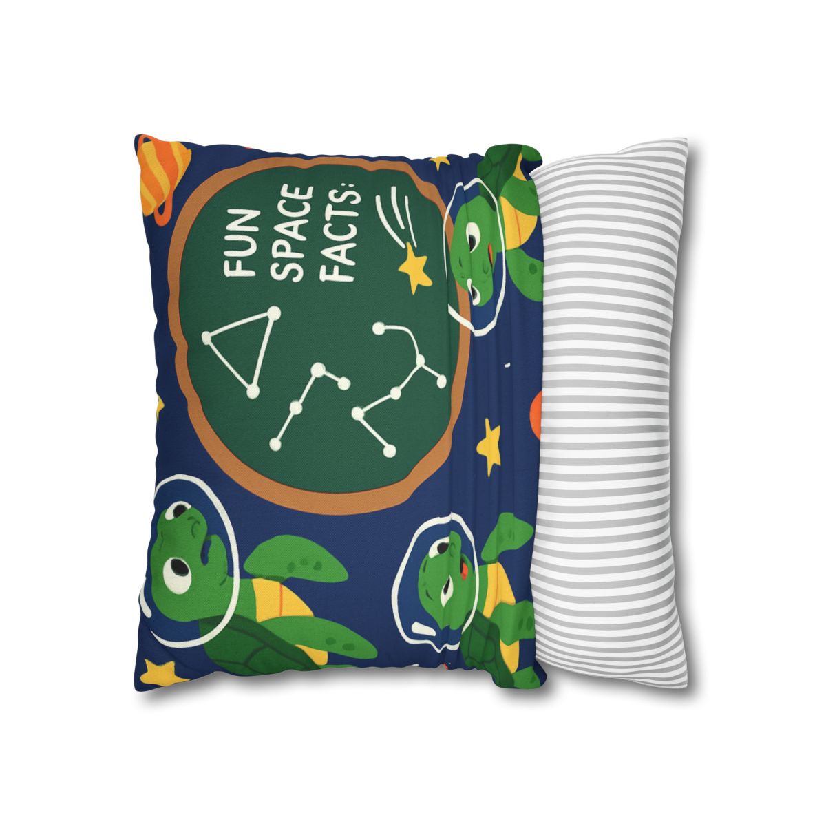 Space School Of Curious Sea Turtles custom pillow cases
