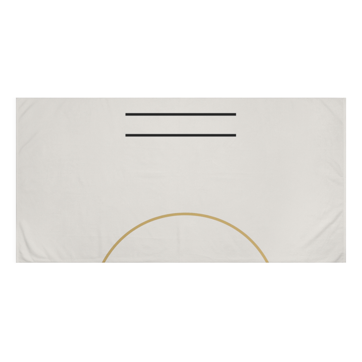 Sparse Arc And Parallel Lines designer printed towels