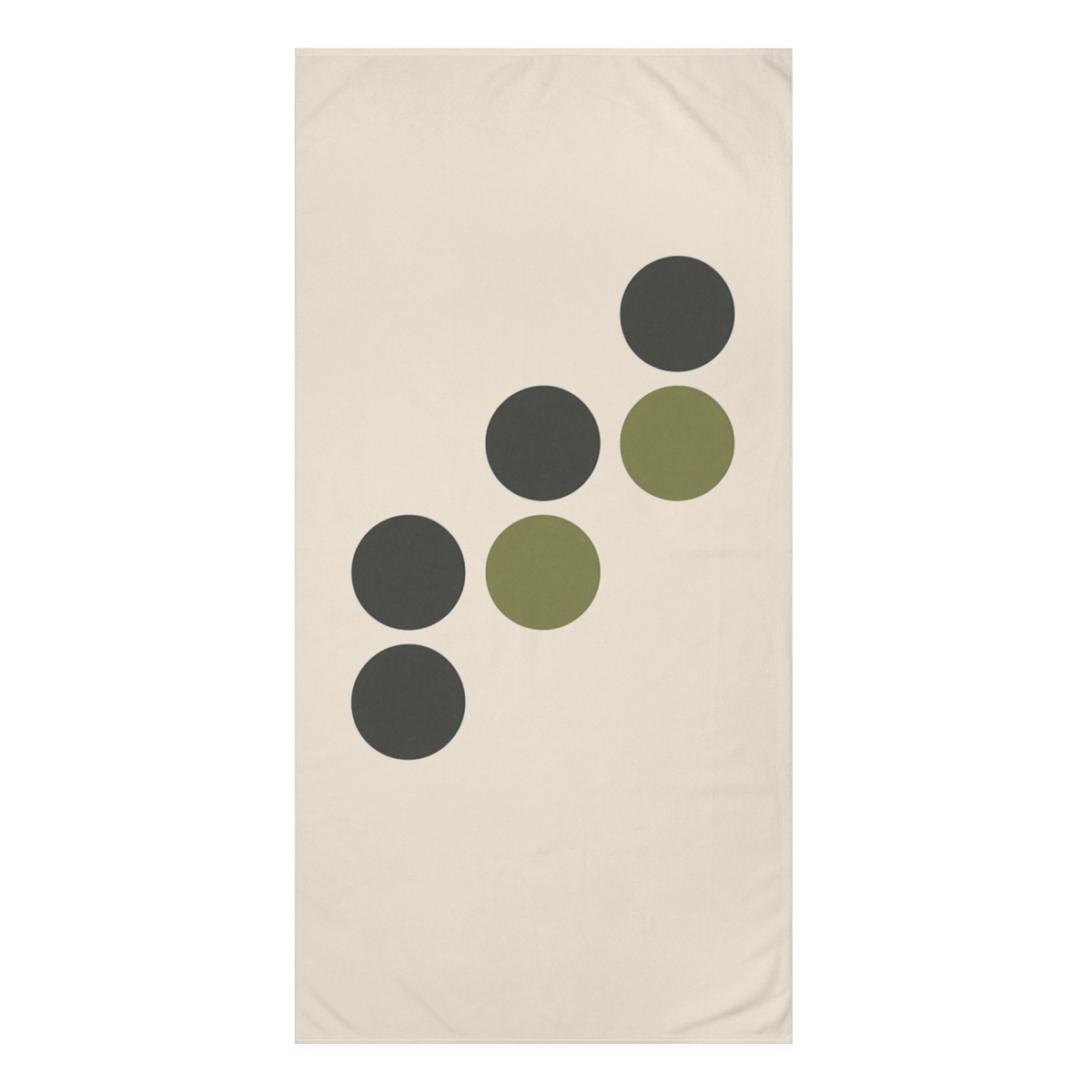 Sparse Circle Grid Trio trendy hand towels
