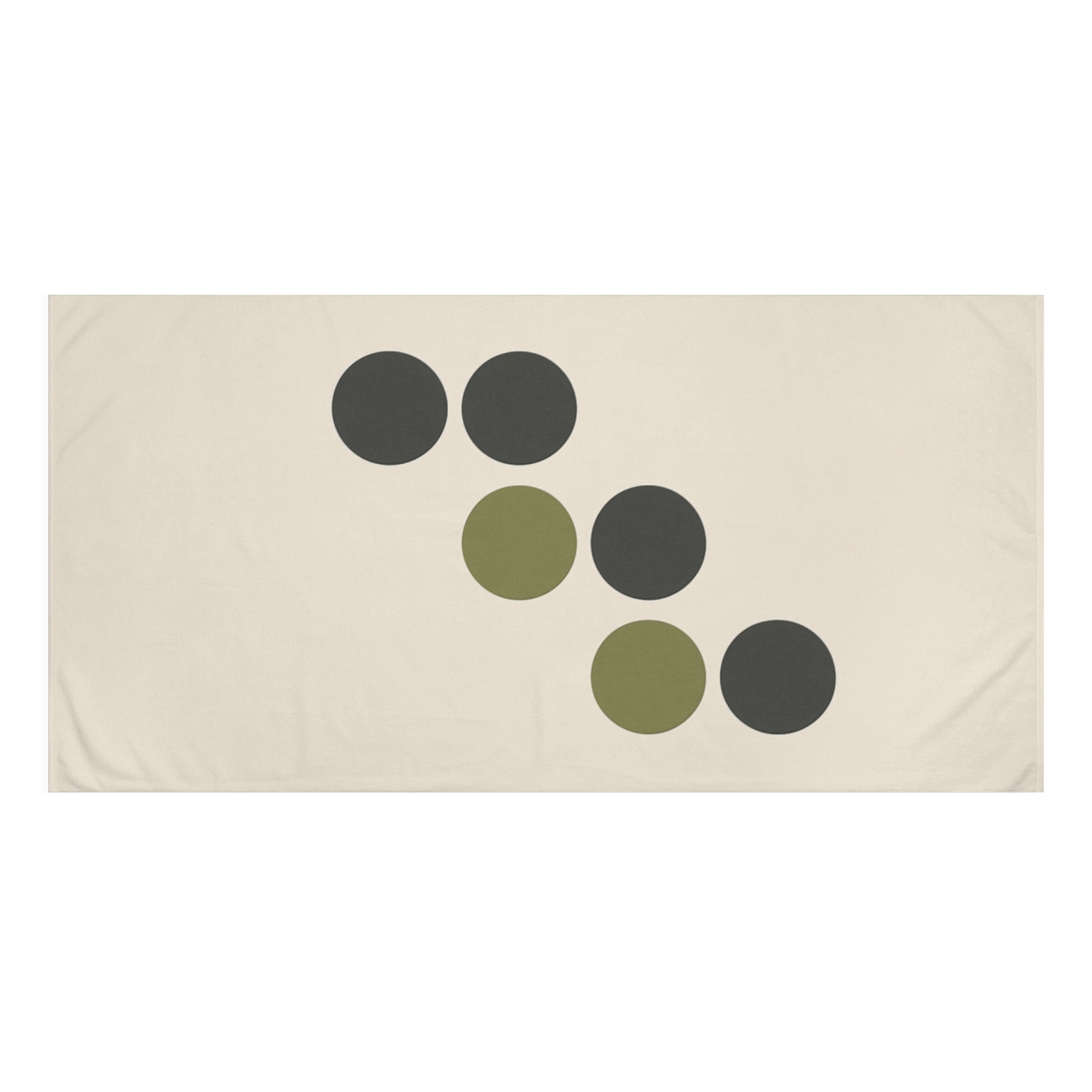Sparse Circle Grid Trio trendy hand towels