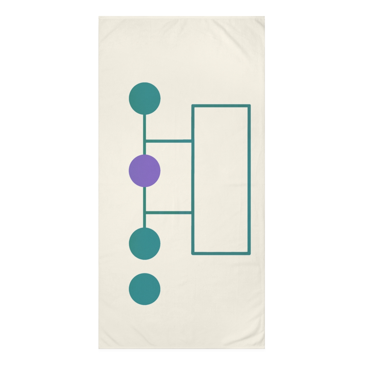 Sparse Constellation Ladder personalized bath towels
