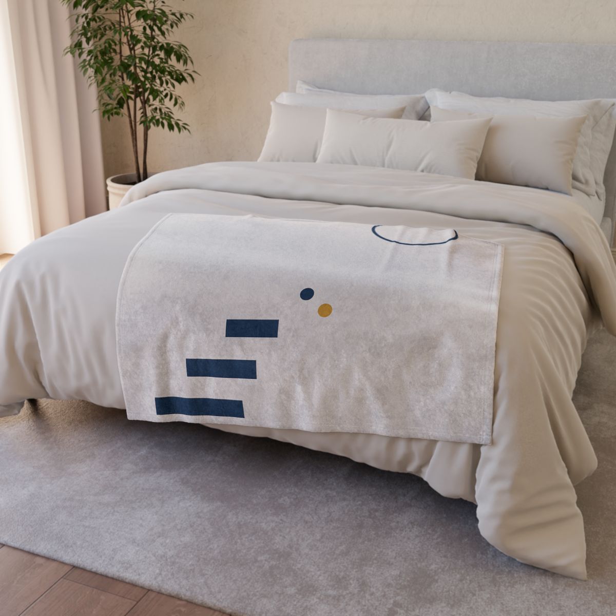 Sparse Constellation Step And Ring trendy patterned blankets