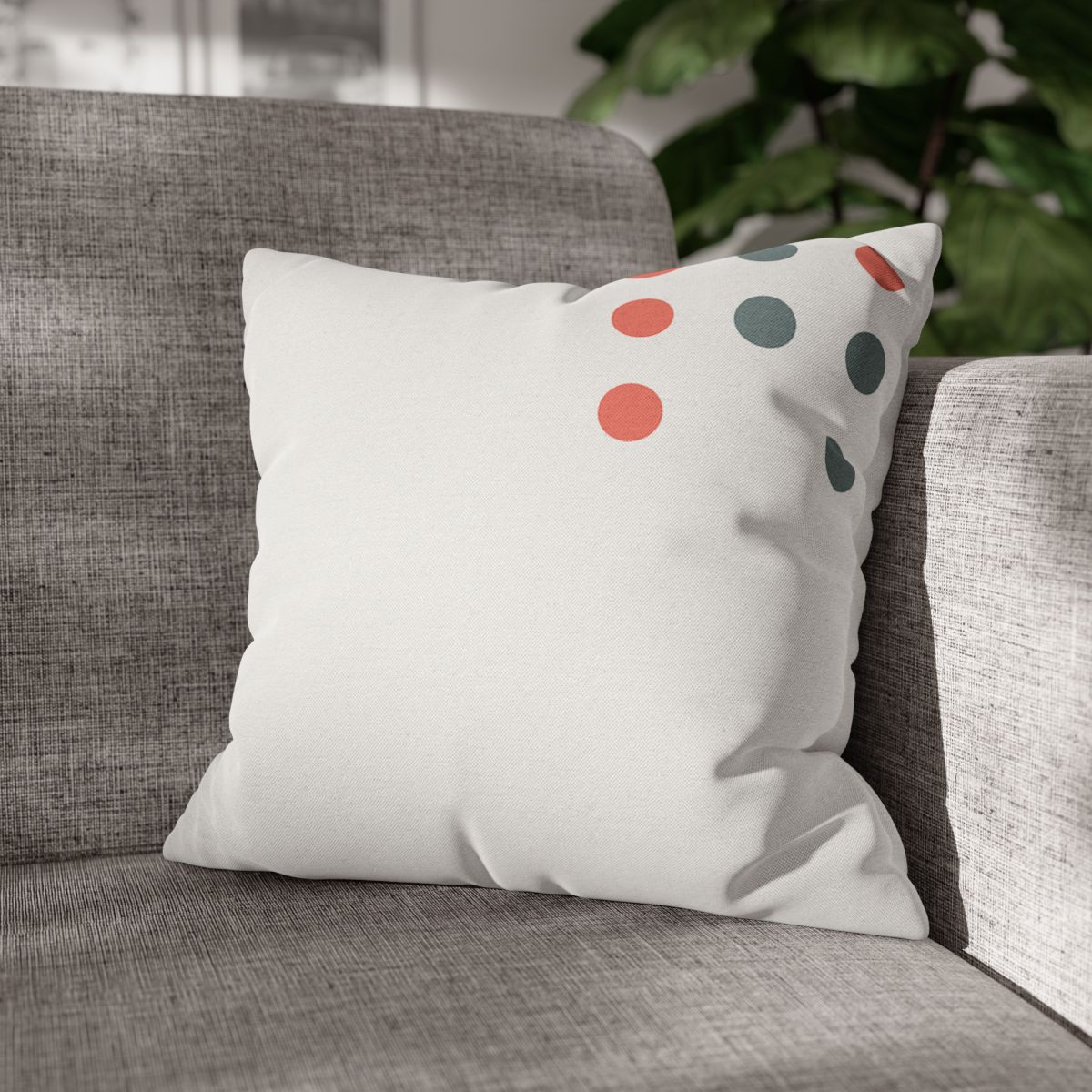 Sparse Corner Dot Grid custom pillow cases