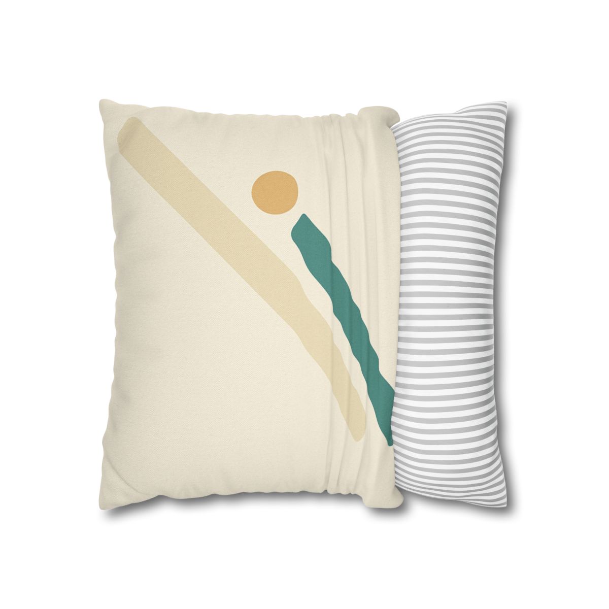 Sparse Diagonal Stripe Pair soft cotton pillow cases