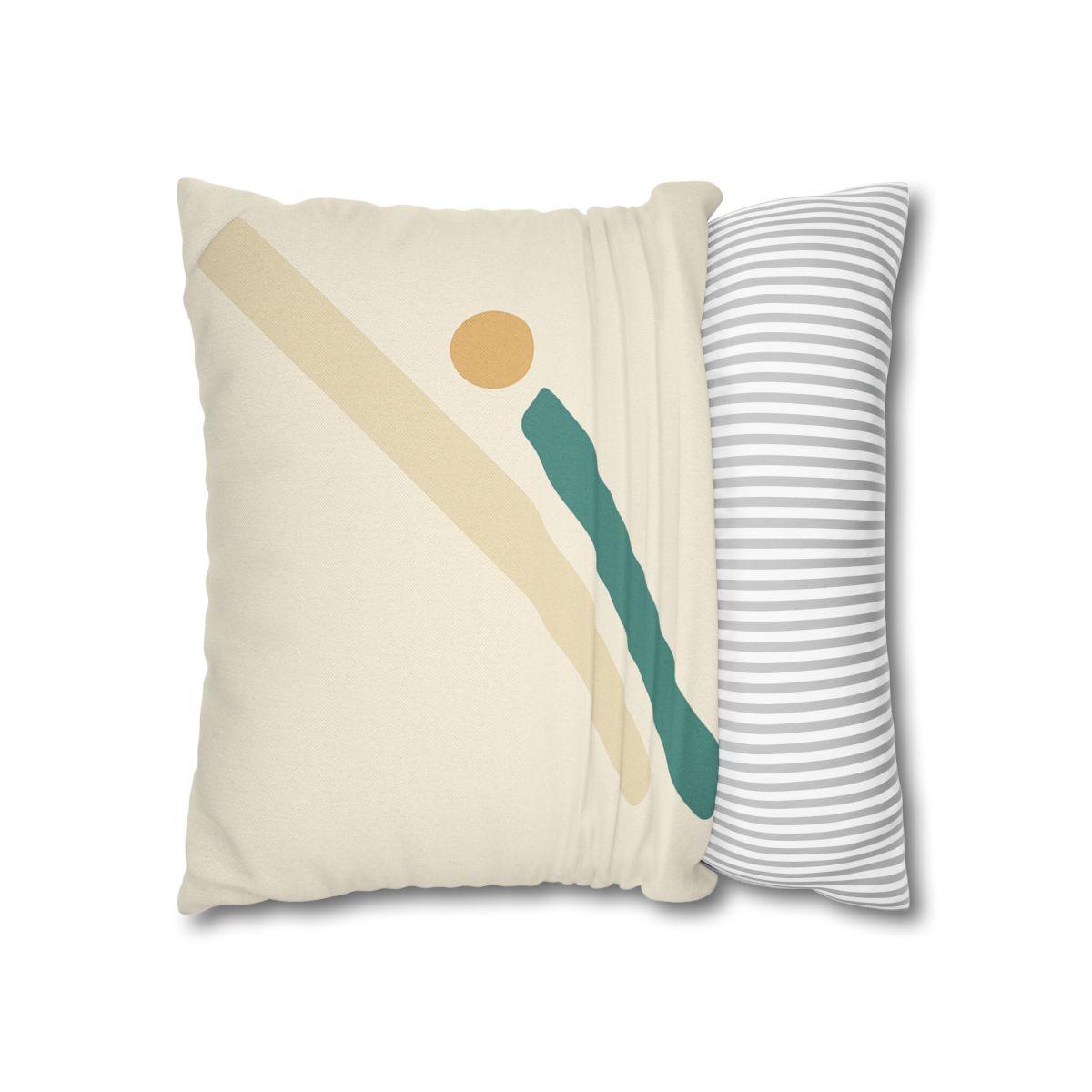 Sparse Diagonal Stripe Pair soft cotton pillow cases