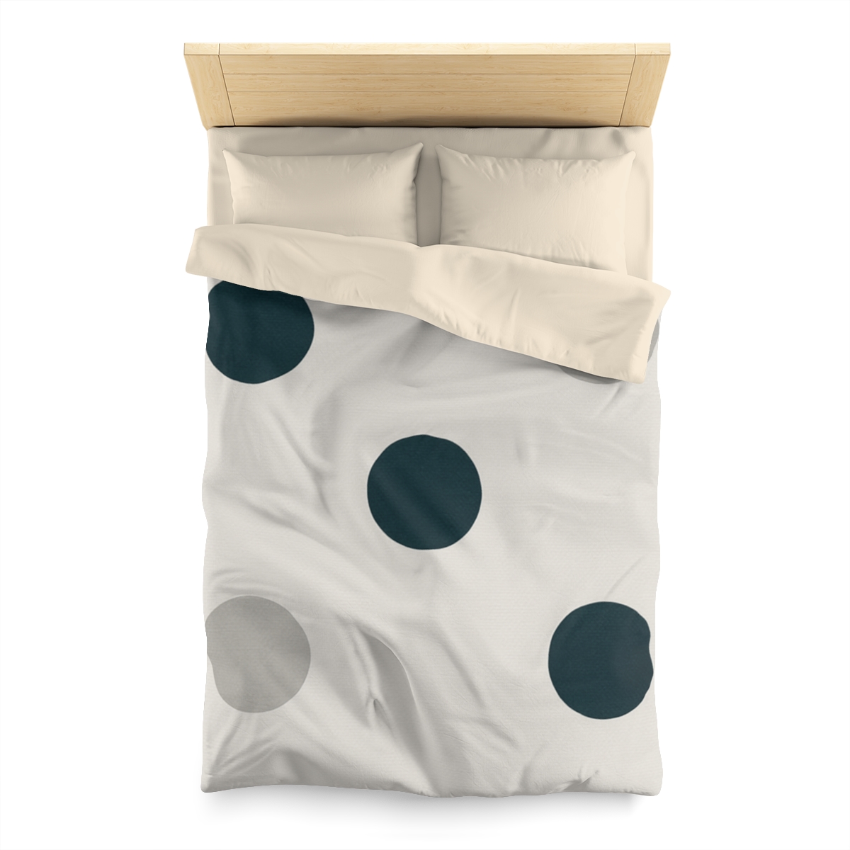 Sparse Dot Grid Rhythm personalized bedding duvets