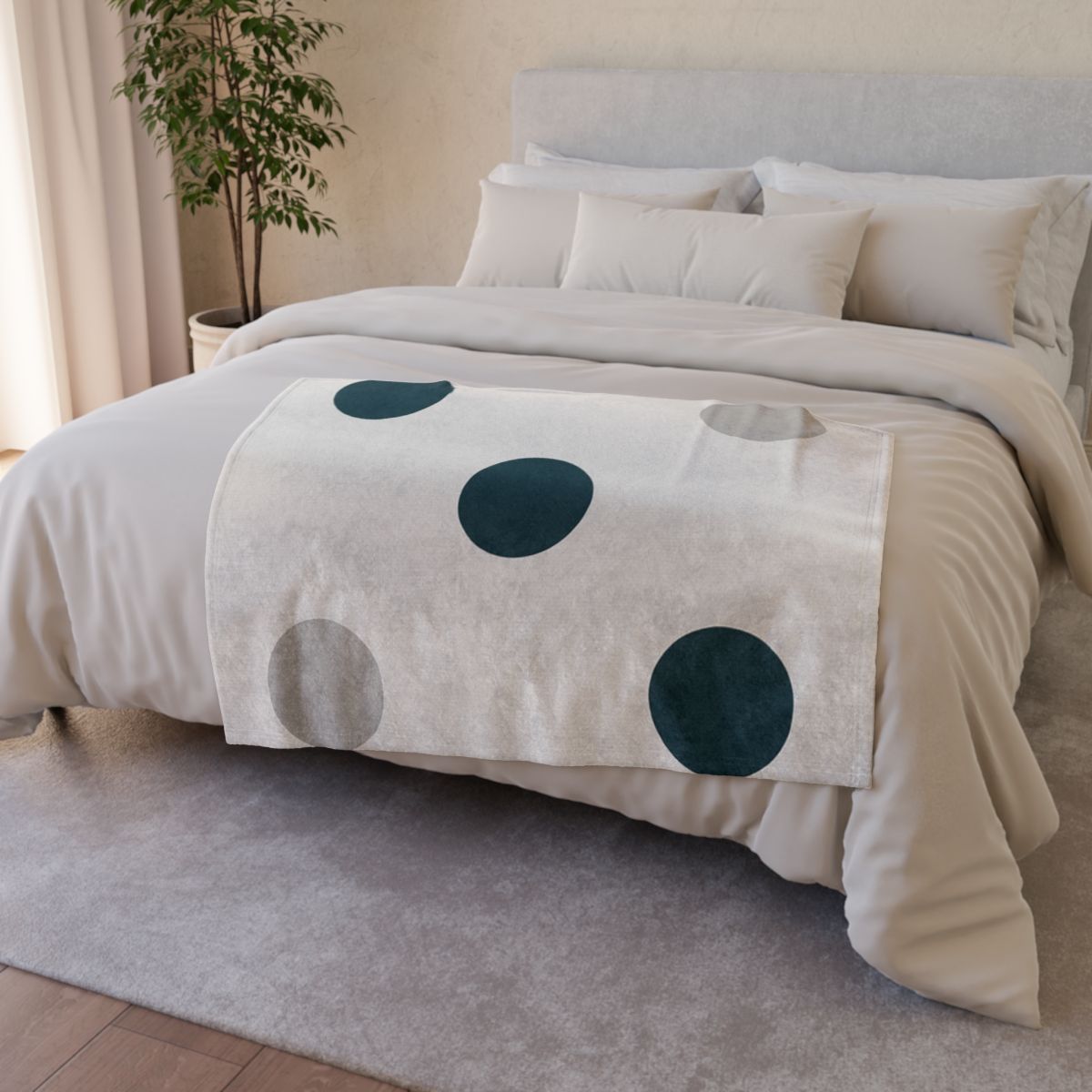 Sparse Dot Grid Rhythm stylish throw blankets