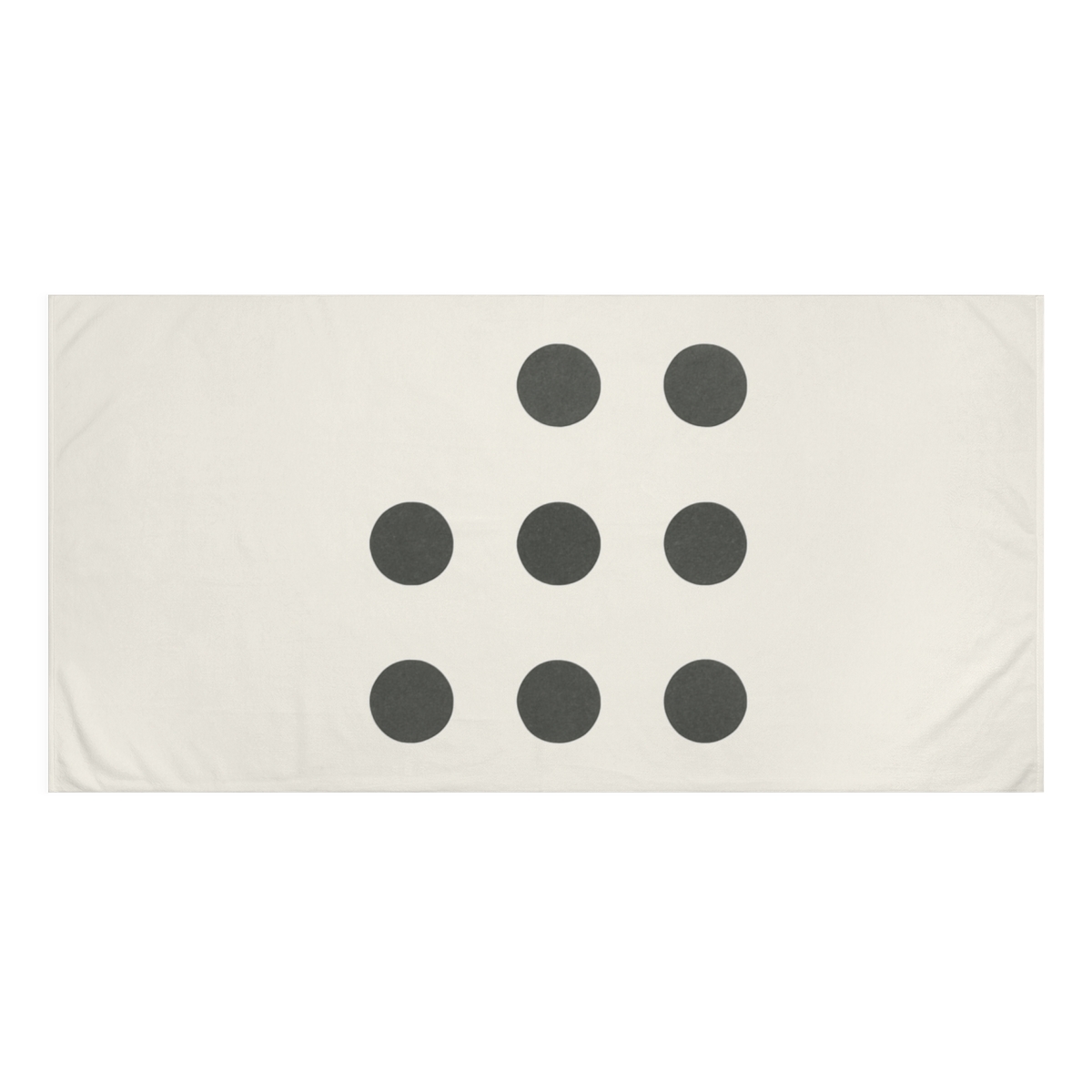 Sparse Dot Grid Shift personalized bath towels