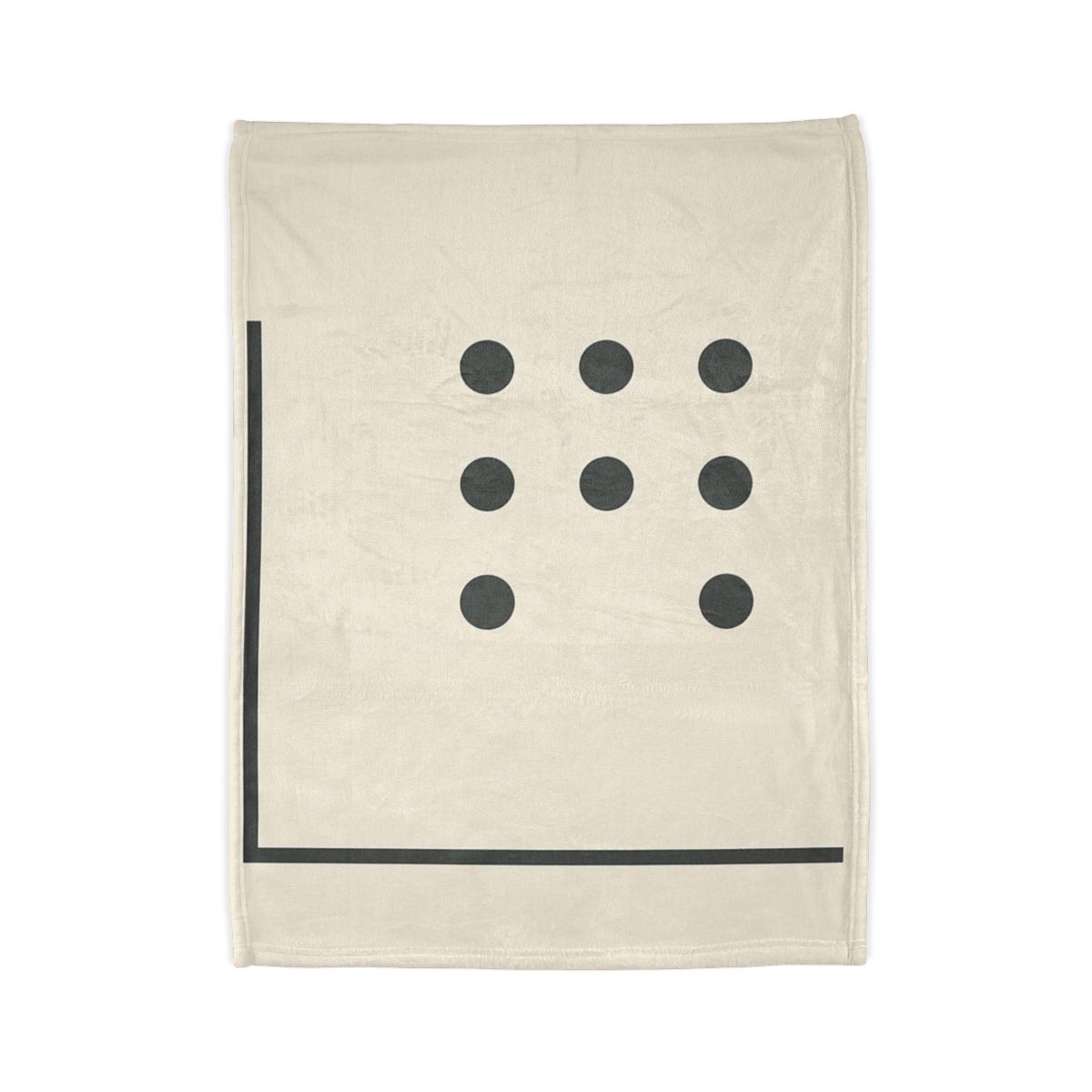 Sparse Dot Grid With Broken Frame warm winter blankets