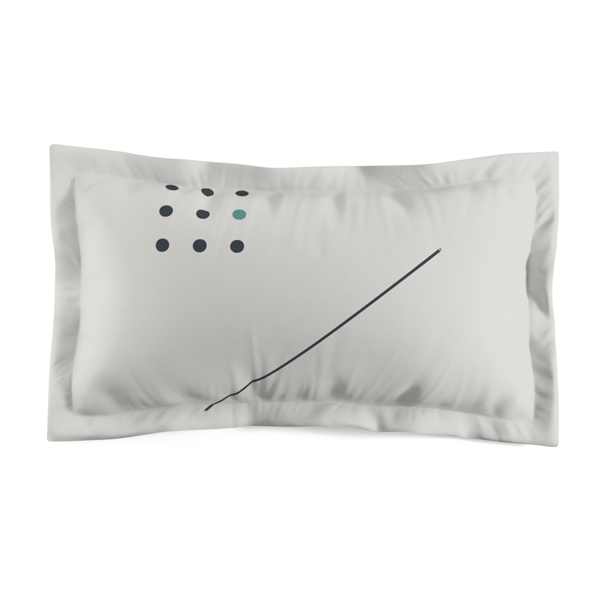 Sparse Dot Grid With Diagonal Divider trendy accent pillows