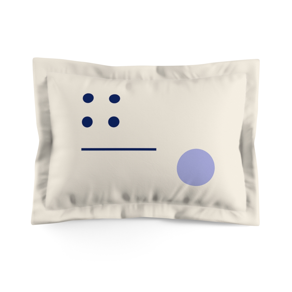 Sparse Dot Grid With Missing Pair unique shape pillows