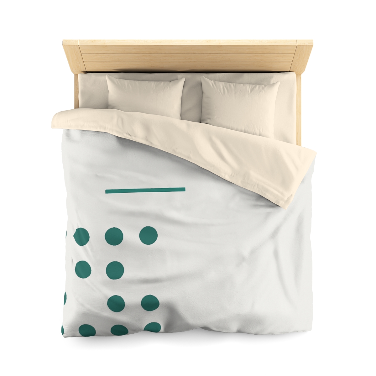 Sparse Dot Lattice Corner unique patterned duvets