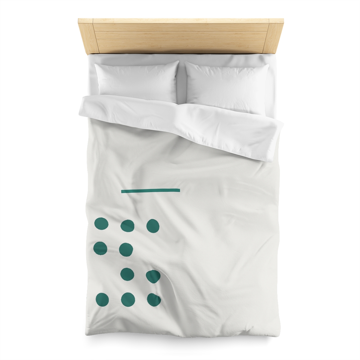 Sparse Dot Lattice Corner unique patterned duvets