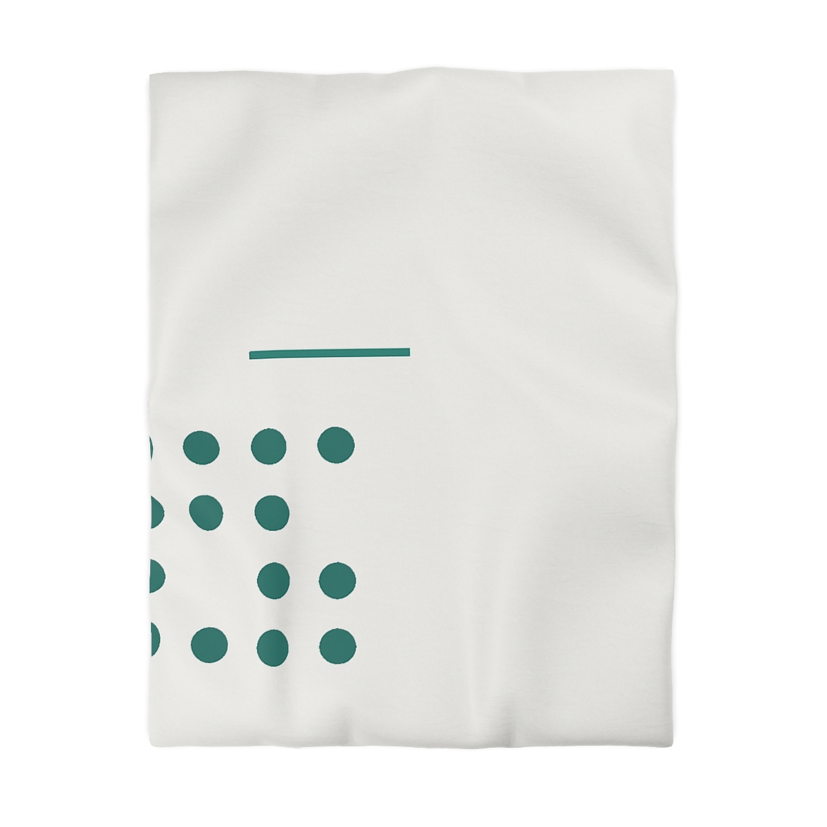 Sparse Dot Lattice Corner unique patterned duvets