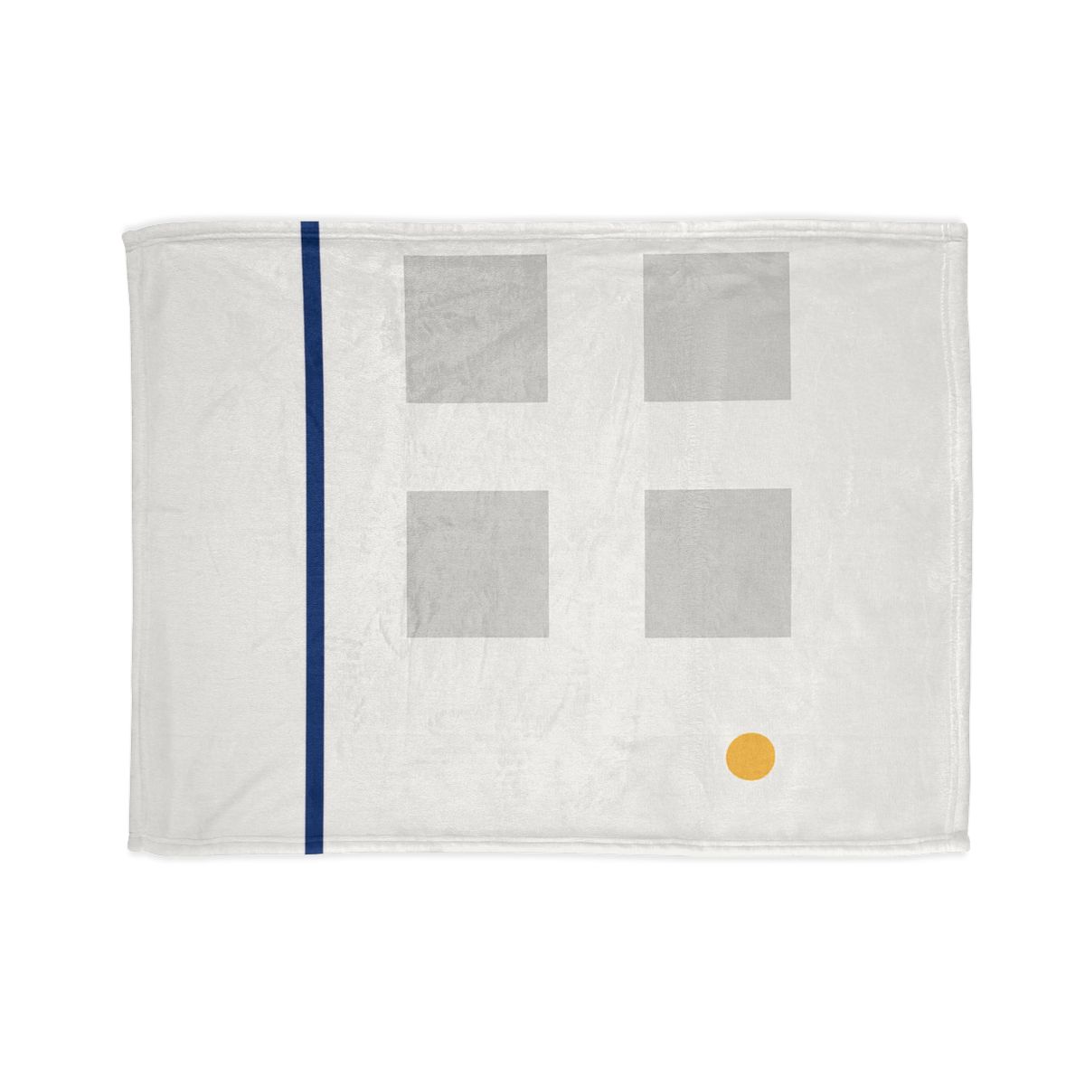 Sparse Grid With Missing Corner And Accent Point decorative home blankets