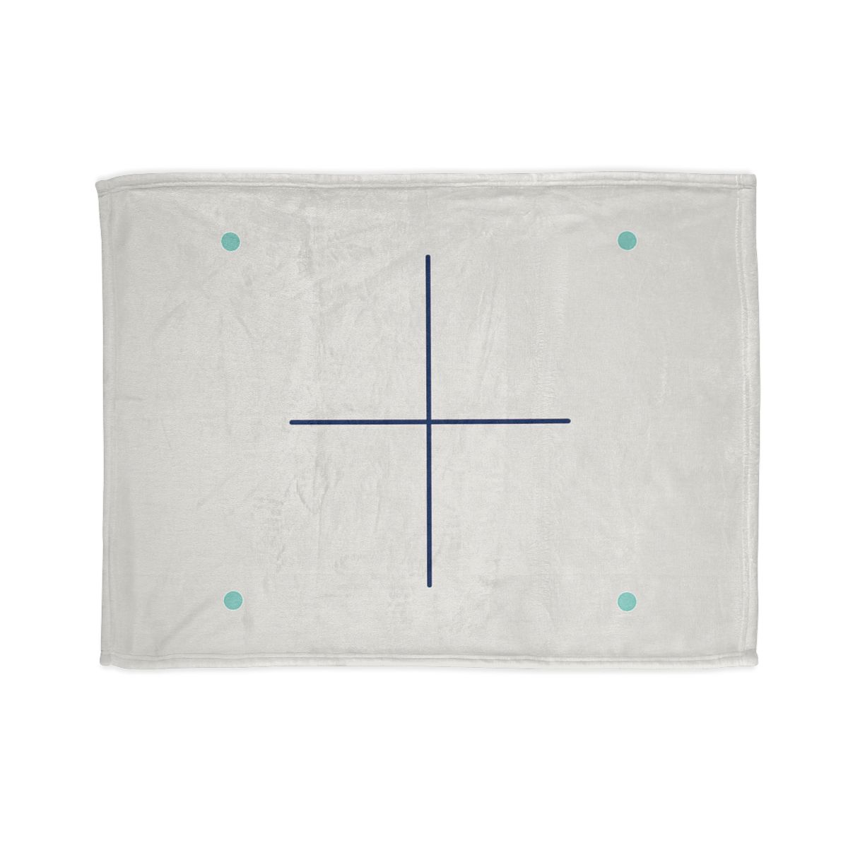 Sparse Meridian Cross And Dots decorative home blankets