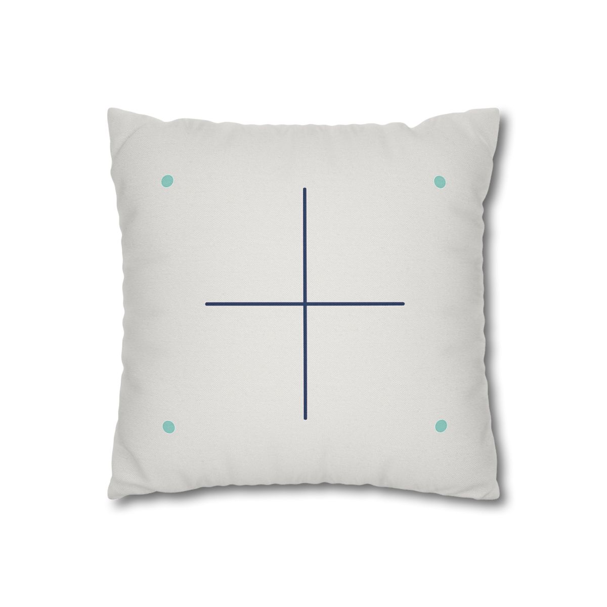 Sparse Meridian Cross And Dots custom pillow cases