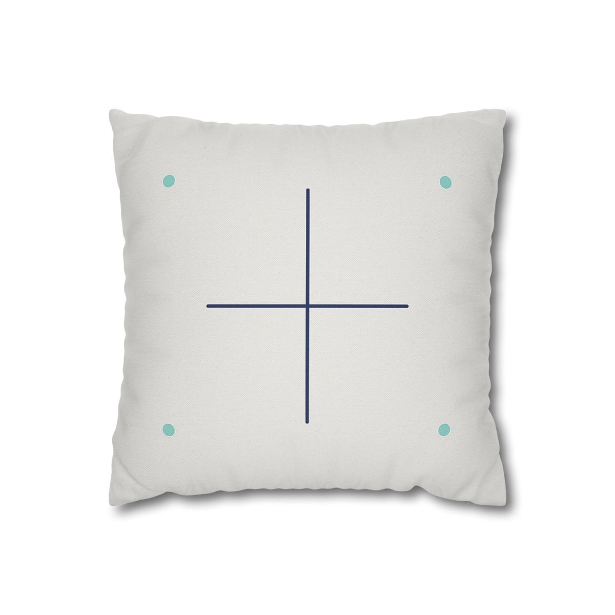 Sparse Meridian Cross And Dots custom pillow cases