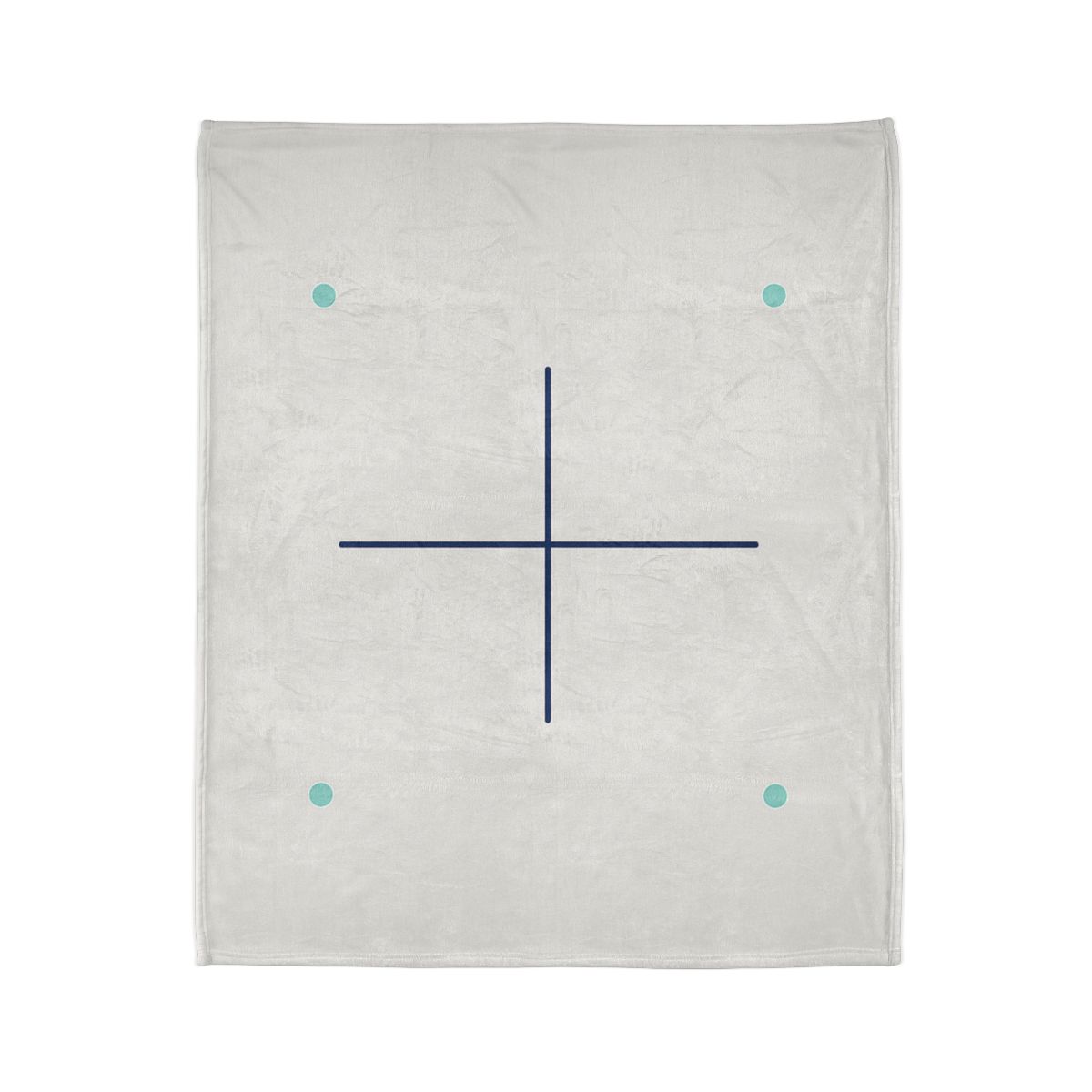 Sparse Meridian Cross And Dots decorative home blankets