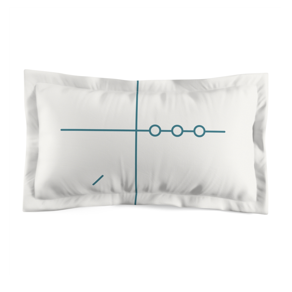 Sparse Meridian Cross unique shape pillows
